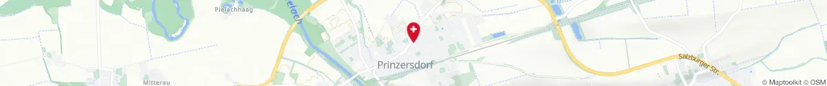 Kartendarstellung des Standorts für Apotheke Prinzersdorf in 3385 Prinzersdorf
